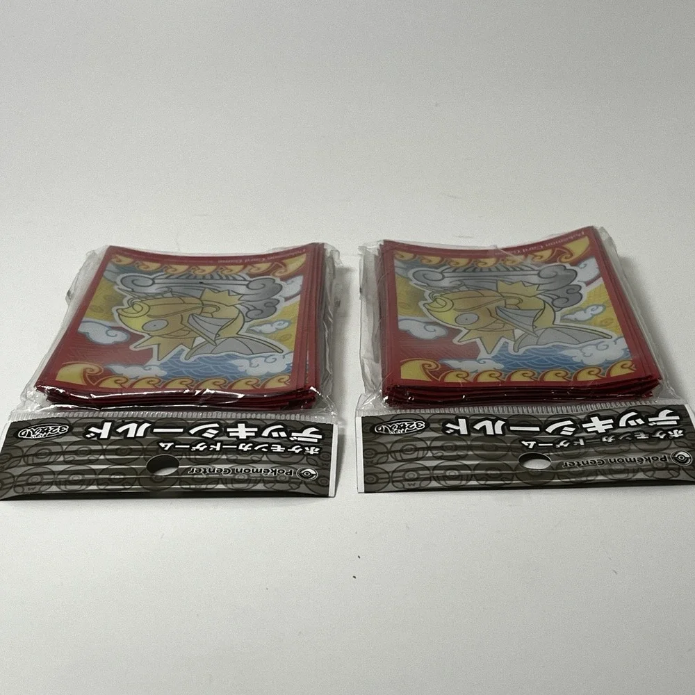 Pokemon Center Nagoya Shiny Magikarp Gold‎ Deck Sleeves 64ct Japan Exclusive